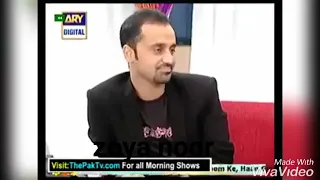 Waseem badami funny moment in morning show #old memory