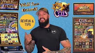 Tips on Playing Wolf Run Eclipse & Cats Wild Serengeti 🎰 Live Slot Play!