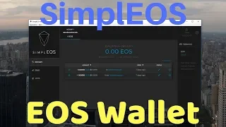 SimplEOS Wallet Setup - EOS Wallet By EOSRio