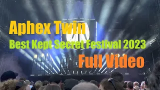 Aphex Twin – Best Kept Secret Festival 2023 FULL VIDEO – Netherlands
