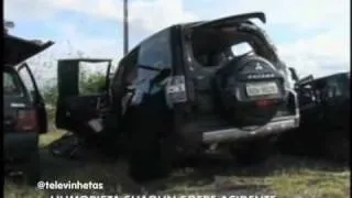 Veja carro de Shaolin após acidente em Campina Grande/PB - Fala Brasil  (19/01/2011)