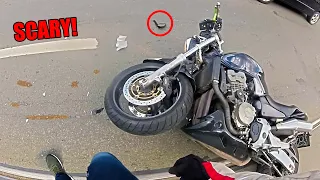 WHEN BIKERS ARE IN TROUBLE - Epic Motorcycle Moments - Episode 523