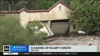 Oak Glen community left with weeks-long cleanup after Tropical Storm Hilary causes massive mudslide