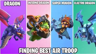 Air Troops Challenge On Coc | Finding Best Air Troop | Townhall 14 |Clash Of Clans |