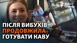 Балістикою по Києву: розповіді свідків та кадри вибухів у київській кав'ярні