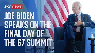 President Biden holds a news conference on the final day of the G7 summit