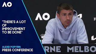 Alexei Popyrin Press Conference | Australian Open 2024 First Round
