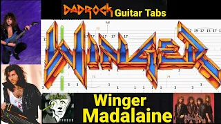 Madalaine - Winger - Guitar + Bass TABS Lesson