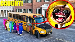 I CAUGHT MISS DELIGHT'S SCHOOL BUS IN REAL LIFE! (POPPY PLAYTIME CHAPTER 3)