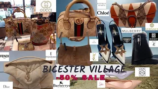Bicester Village Luxury Outlet Shopping|-50% SALE Gucci-YSL-Dior-Fendi & More