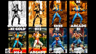 JAGO Graphic Evolution 1994-2016 Killer Instinct | GB GBC SNES N64 ARCADE PC |