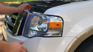 How To Replace 2007-2014 Ford Expedition Headlight Bulbs