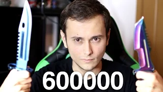 Am primit cutite reale din csgo! (600.000 Abonati Special)