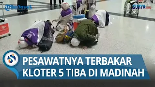 Alhamdulillah, Dengan Pesawat Pengganti Jemaah Haji Kloter Makassar Tiba di Madinah