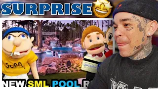 Chilly - JEFFY'S NEW SWIMMING POOL!! (New SML House) [reaction]