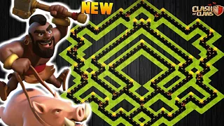 NEW TOWN  HALL 9 FARMING/TROPHY BASE 2018! TH9 HYBRID FARM BASE WITH REPLAYS!! - CLASH OF CLANS(COC)