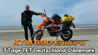 Mit der KTM 690 auf dem TET Deutschland Abschnitt 3 mit Abstecher nach Dänemark