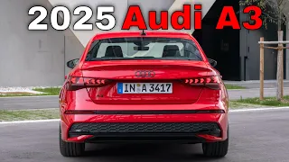 2025 Audi Sedan Driving, Exterior, and Interior