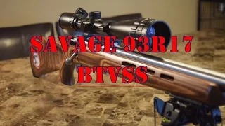 Savage 93R17 BTVSS Table Top Review
