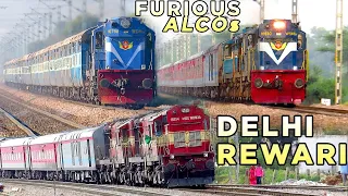 Furious Diesel Trains | Delhi - Rewari | ALCO Special