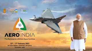 Hon'ble PM Shri. Narendra Modi inaugurates Aero India 2023 in Bengaluru, Karnataka | Live