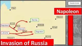 Napoleon | French Invasion of Russia ( 1812 ) Animated map