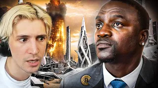 The Brutal Collapse of Akon’s Scam City | xQc Reacts