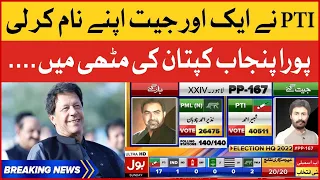 PTI Imran Khan got lead in Punjab Elections | PP-167 Official Results | Breaking News