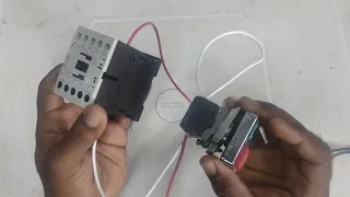 COMO CONTROLAR UN CONTACTOR CON PULSADORES