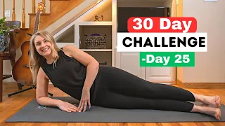 30-day challenge Day 25 | workout | Pilates with Katie | Pilates mat workout