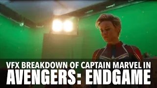 VFX Breakdown Of Captain Marvel In ‘Avengers: Endgame’