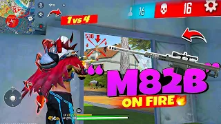 2 M82B Solo vs Squad 26 Kill OverPower Gameplay - Garena Free Fire