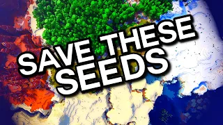 MINECRAFT'S BEST EVER SEEDS! (Save Them Before It's Too Late!)