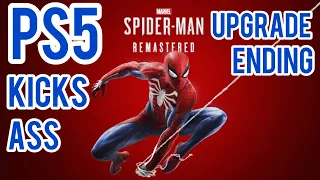 Spiderman Remastered PS5 Upgrade Ending & Reaction 1st Time playing   Gameplay PS5 120fps