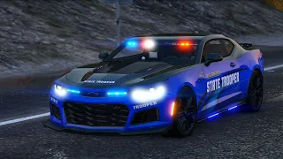 Playing GTA 5 As A POLICE OFFICER Highway Patrol| NC|| GTA 5 Lspdfr Mod|| #lspdfr 4K