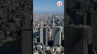 Tokyo city Drone view