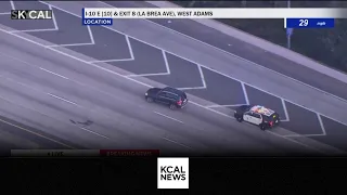 Stolen vehicle suspect arrested after hour-long high-speed chase through LA County