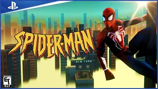 SPIDER-MAN (PC)  Neversoft PS1 Spidey DLC Mod Gameplay