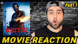 Kaithi - MOVIE REACTION!!! | Lokesh Kanagaraj | Sam CS | S R Prabhu | Part 1