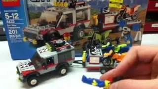 Lego City 4433 Dirt Bike transport set review