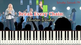 Break Every Chain ( Key Of E ) - Elevation Worship | Synthesia