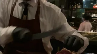 Nusr-Et Steakhouse Miami, cutting the meat - What is a Javed