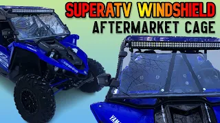 SUPERATV FULL WINDSHIELD INSTALL ON KRASH OFF-ROAD AFTERMARKET CAGE | YAMAHA YXZ 1000R | SXS / UTV