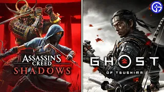 Assassin's Creed Shadows Vs. Ghost Of Tsushima🔥Comparison of Cinematic Trailers