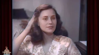 A Vintage 1940's Beauty Routine for Women 1948 [ 4K Restored Film ]