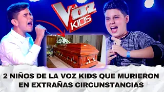 MURIERON MUY JOVENES participantes de la Voz Kids Y Teens ( esta es la historia de Tuca y Heiner)