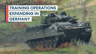 UK firepower on show as Army expands battlegroup training in Germany