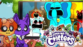 Smiling Critters React To Funny Animations Poppy Playtime Chapter 3 {Poppy Playtime} || Gacha Life🎭