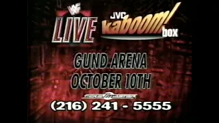 WWF Cleveland Live event promo 1998 (JVC Kaboom! Box)