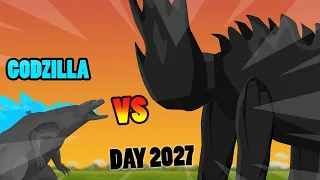 Godzilla vs Day 2027 | Godzilla vs Trevor Giants | Kaiju Animation